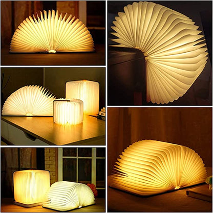 Touch-Control Ambient Light - LED Table Lamp in Book Design