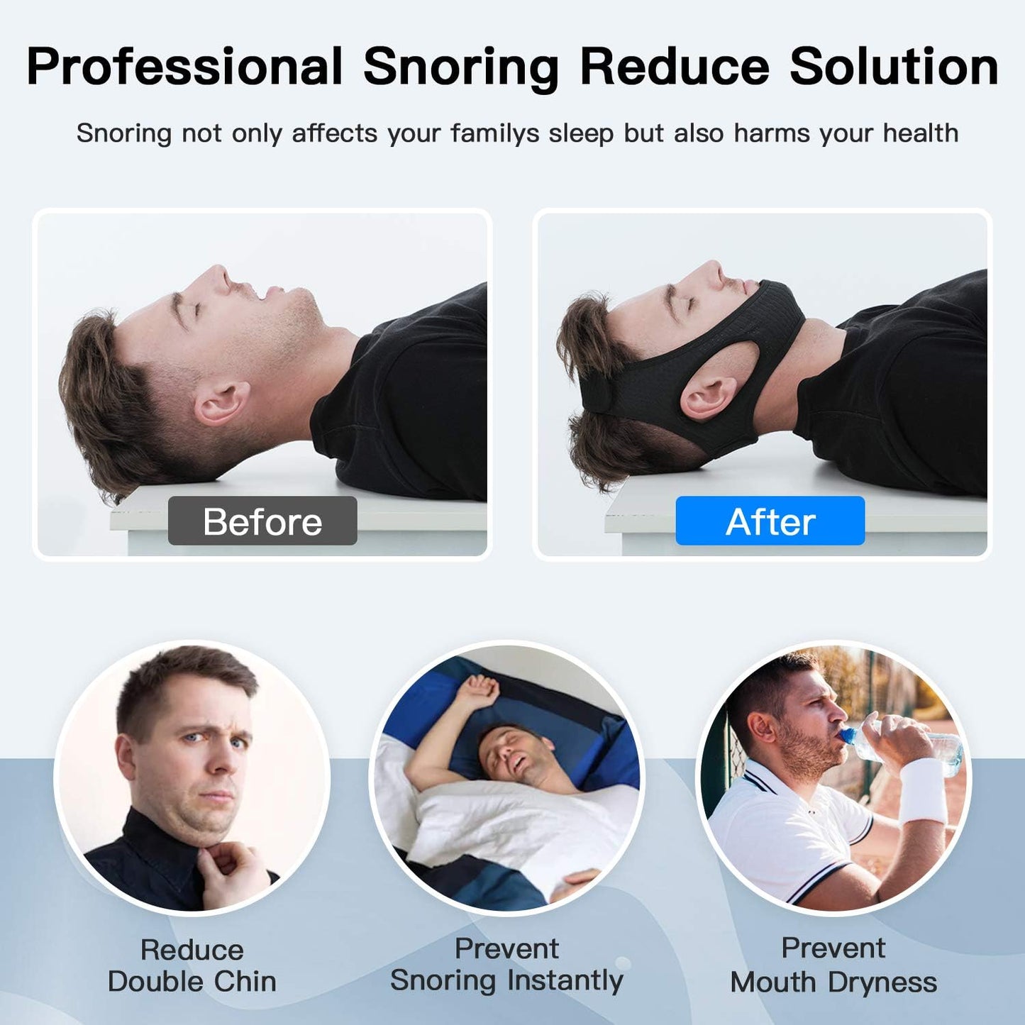 Chin Strap for Snoring Relief – Enjoy a Peaceful Sleep