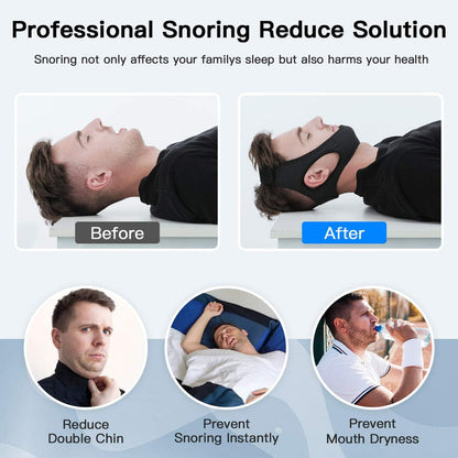 Comfortable Chin Strap for Quiet and Restful Sleep