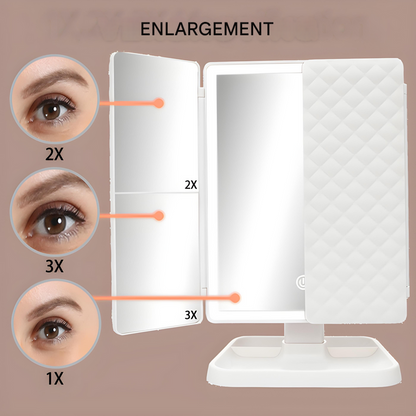 Flawless Makeup Application with Perfect Lighting and Magnification