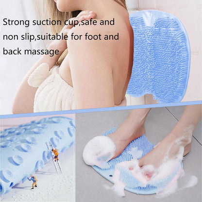 Silicone Foot Care Mat with Suction Cups | Relaxing Massage Brush for Shower