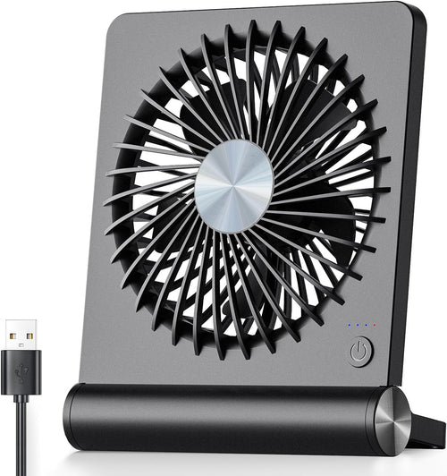 Compact Table Fan for Quiet Airflow – Silent Breeze Design
