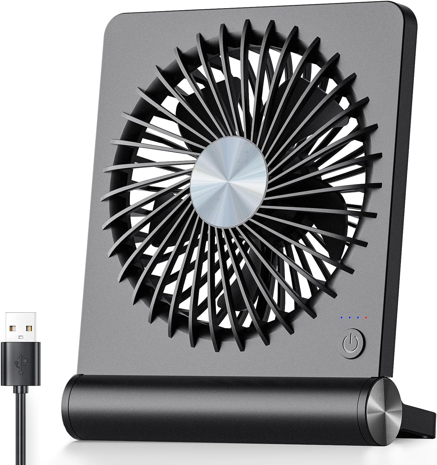 Compact USB Table Fan – Powerful and Quiet Operation