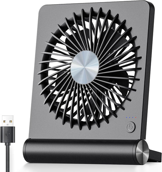 Compact USB Table Fan – Powerful and Quiet Operation