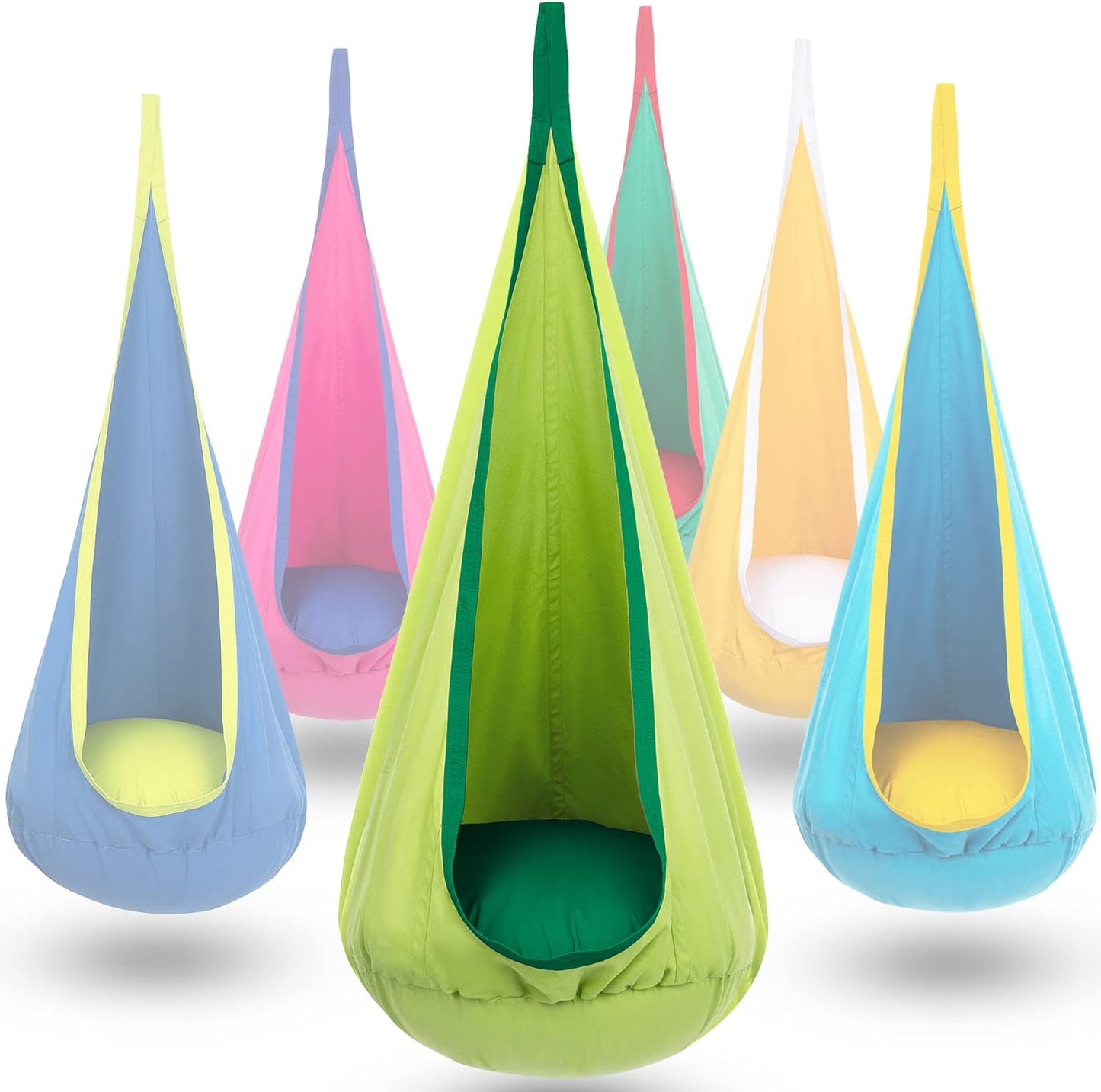 Hanging Chair in Cotton Blend - Comfortable & Versatile for Indoor & Outdoor