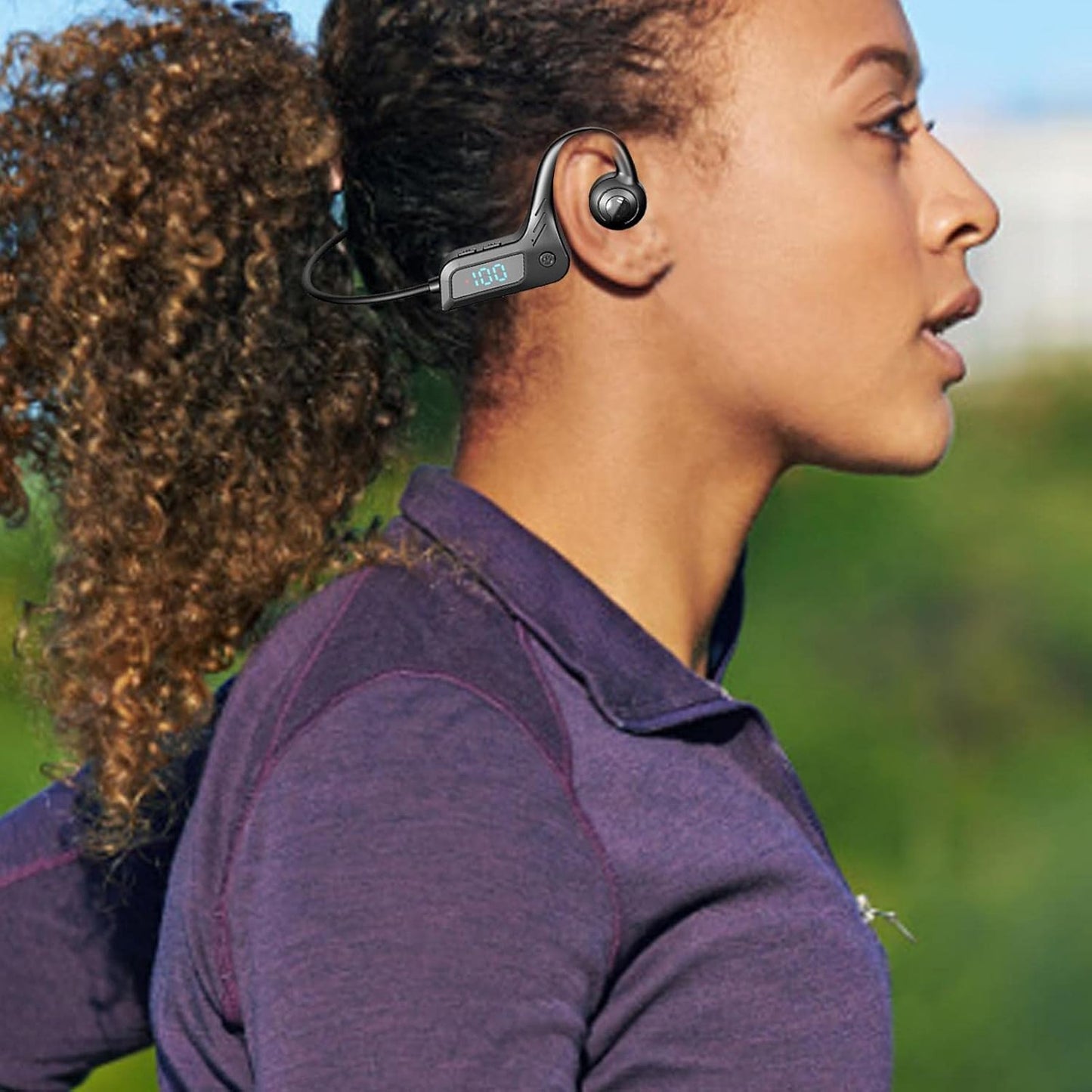 Wireless Open-Ear Headphones Featuring Bone Conduction Technology