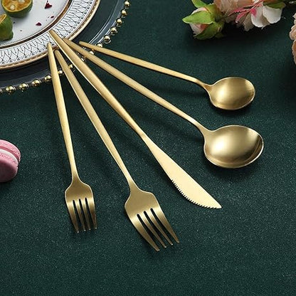 Elegant Simplicity Stainless Steel Cutlery Set