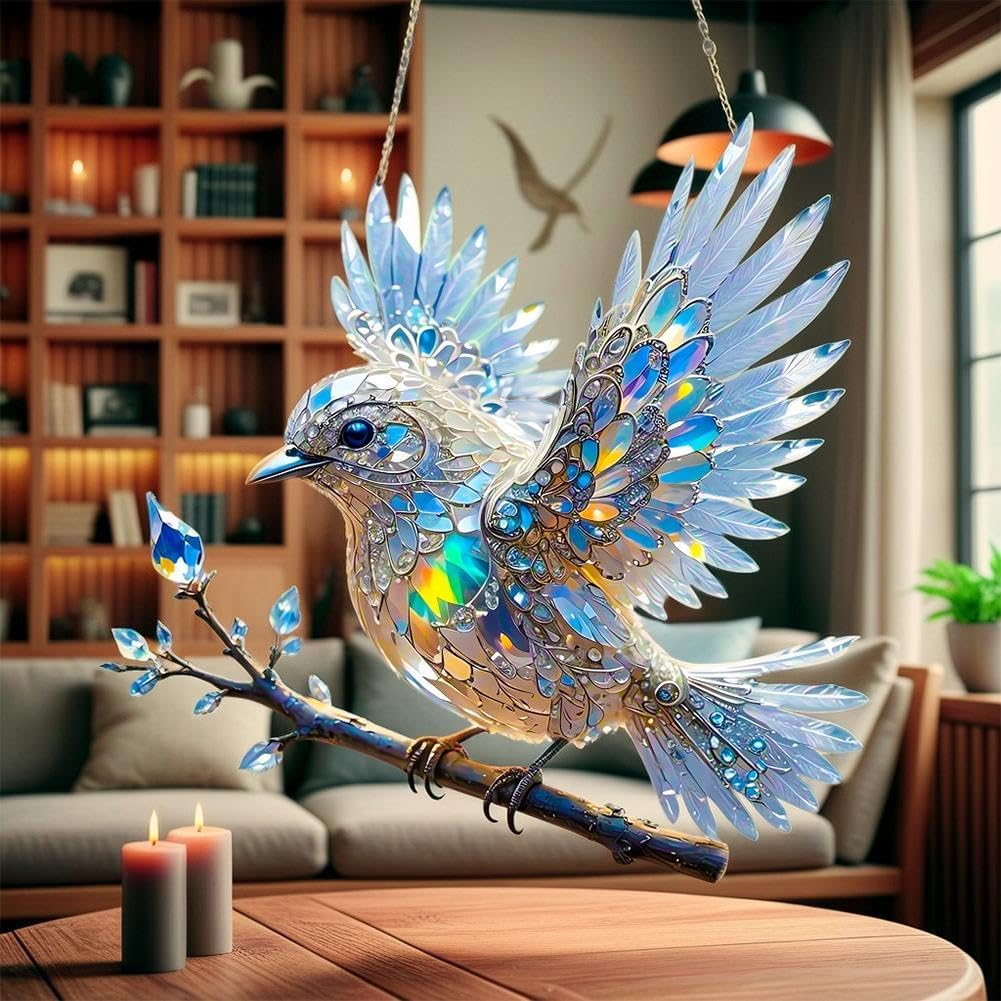 Stunning Crystal Avian Decor – Light-Reflecting Home Accent