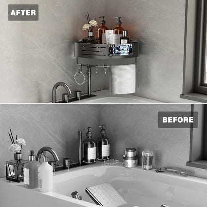Triangular Shower Organizer | Space-Saving Stylish Versatile Caddy