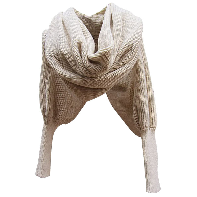 Large Winter Scarf - Versatile Knit Blanket and Long Shawl