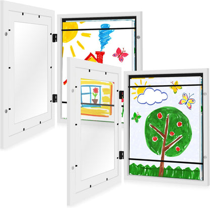 Magnetic Frame for Creative Display of Children's Artwork