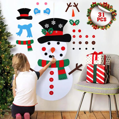 Create Your Own Festive Snowman Ornament Kit