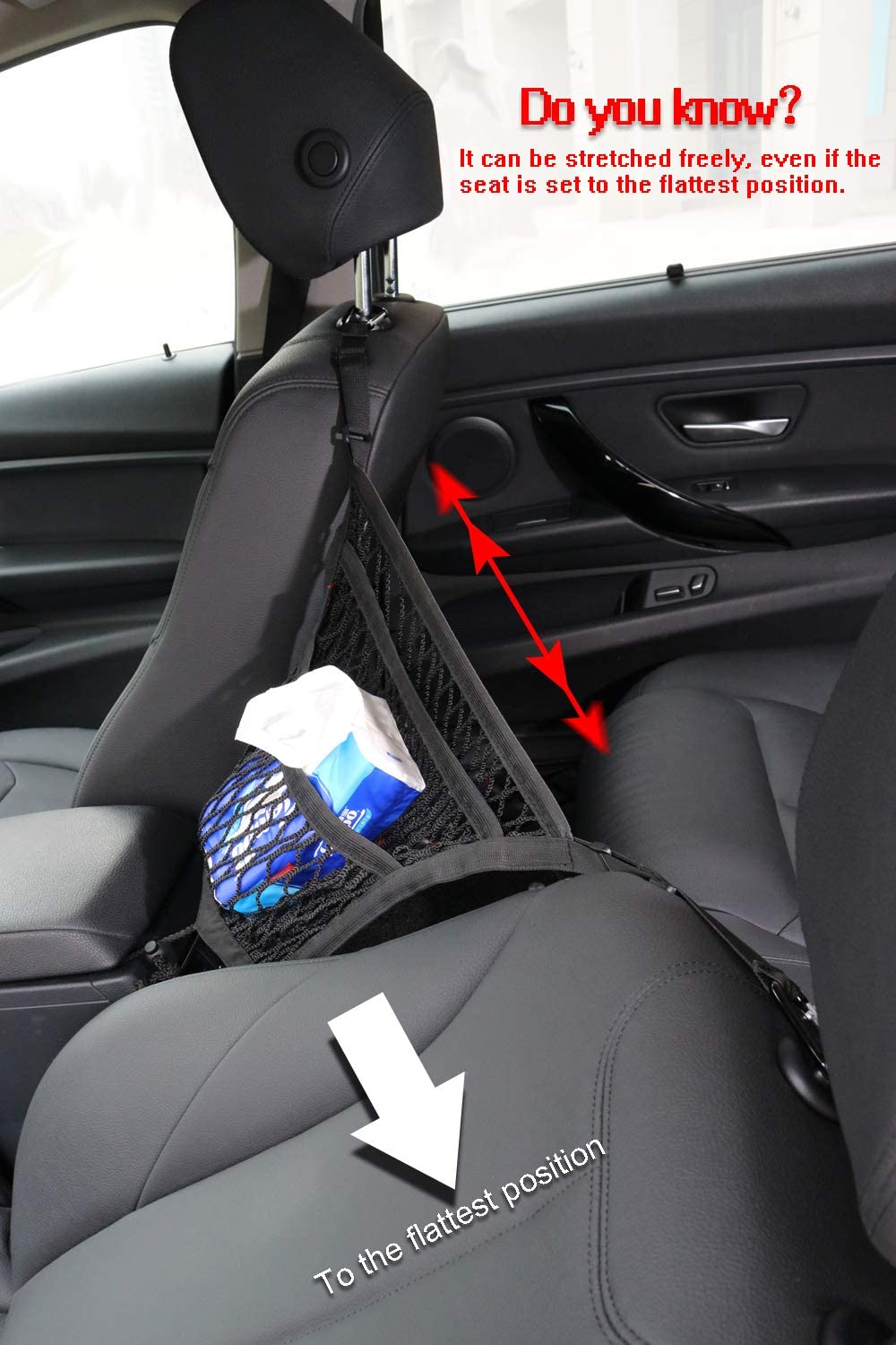 3-Layer Car Net Storage Organizer