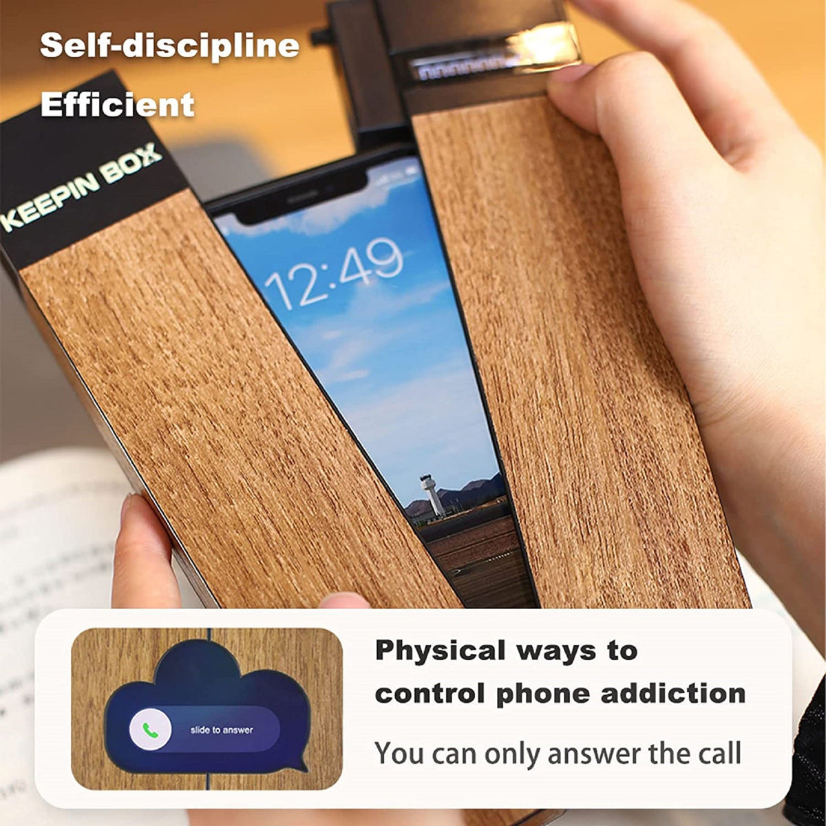 Self-Discipline Case for Mobile Phone with Timer Function