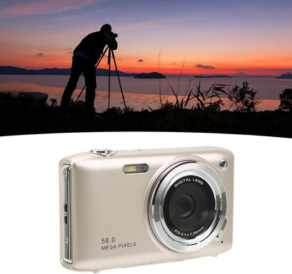 Digital Camera Compact Design with 4K Resolution