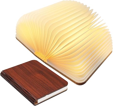 Touch-Control Ambient Light - LED Table Lamp in Book Design