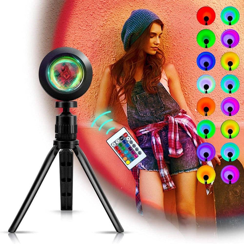 Night Light Projector Lamp for Atmospheric Sunset Effects