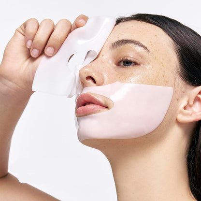 AquaGlow Overnight Hydrogel Mask - Deep Hydration for Radiant Skin (34g, 4 Pack)