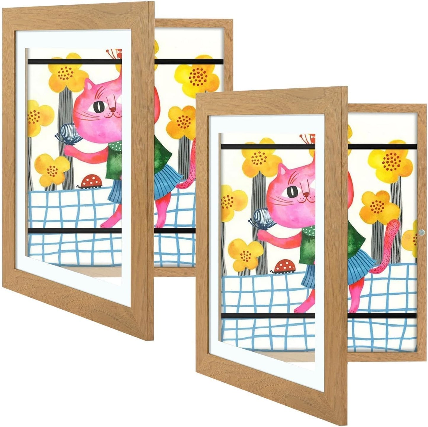 Magnetic Frame for Creative Display of Children's Artwork