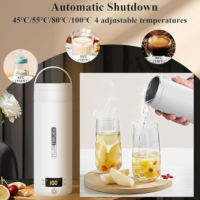 Stainless Steel Electric Kettle – Rapid Boiling Water Heater