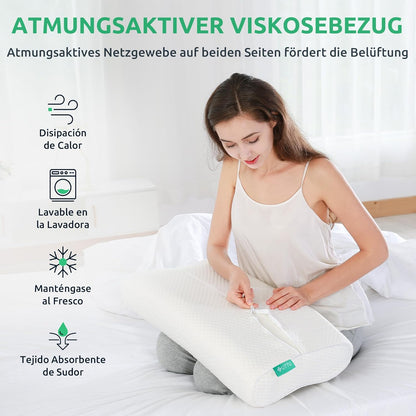 Ergonomic Orthopedic Neck Pillow for Comfortable Sleep