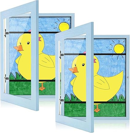 Magnetic Frame for Creative Display of Children's Artwork