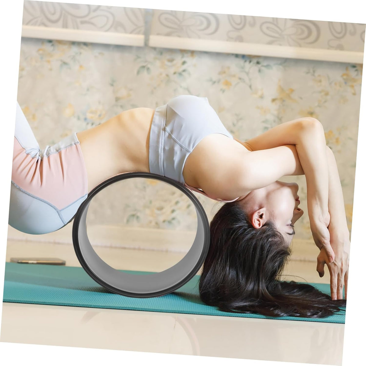 Cork Wheel for Natural Backbends and Stretching Support in Pilates