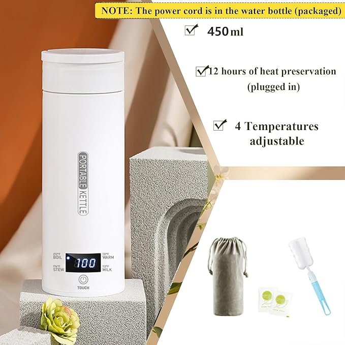 Stainless Steel Electric Kettle – Rapid Boiling Water Heater