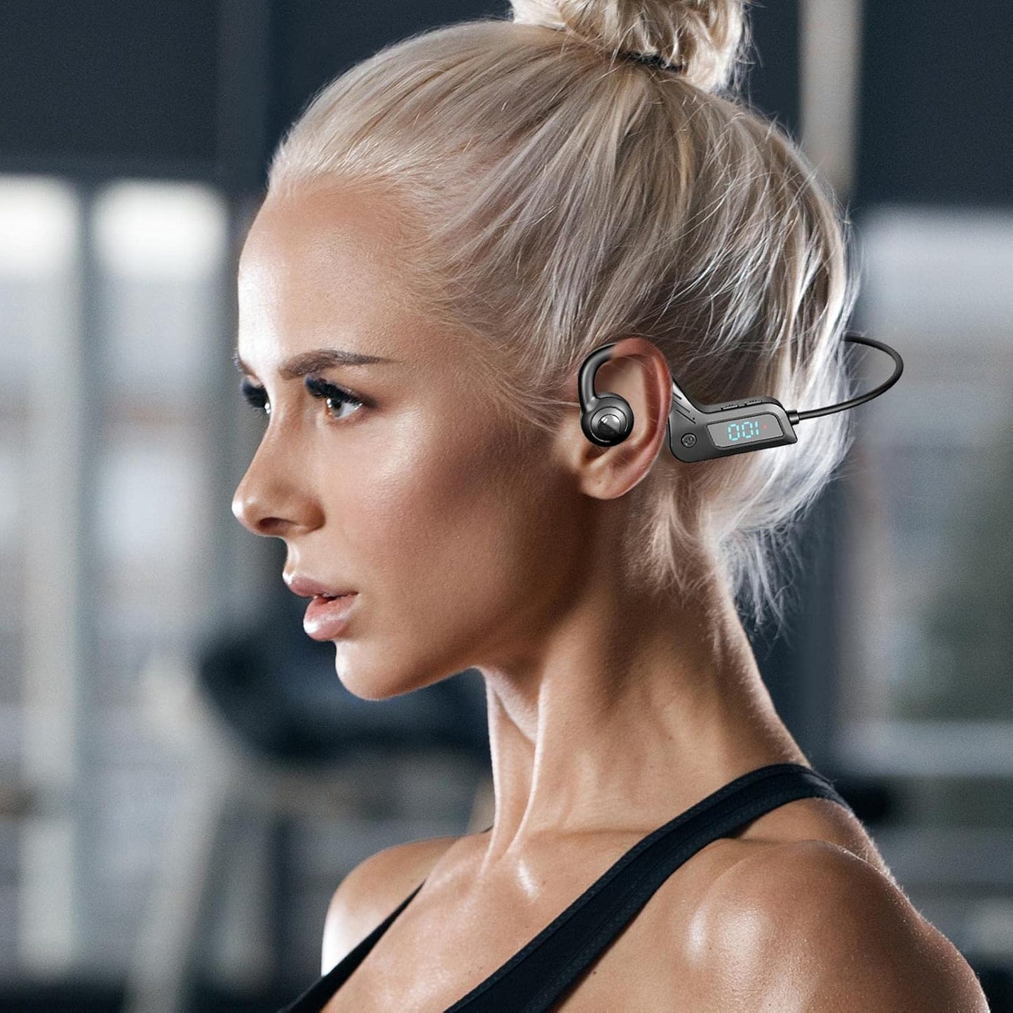 Wireless Open-Ear Headphones Featuring Bone Conduction Technology