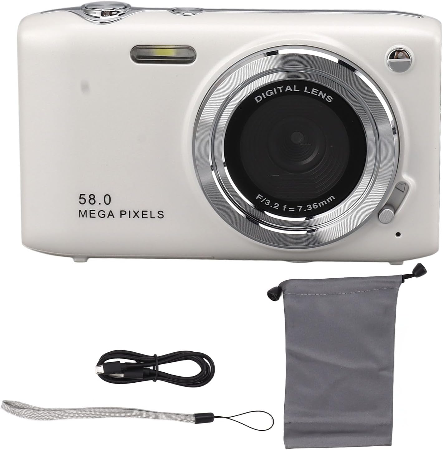 Digital Camera Compact Design with 4K Resolution