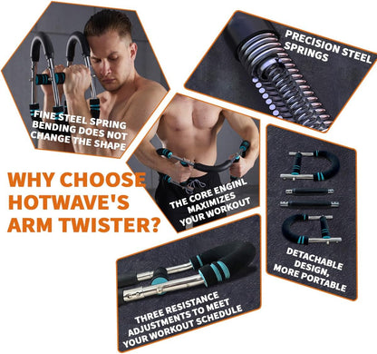 Strength Training Bar with Adjustable Arm for Enhanced Workouts