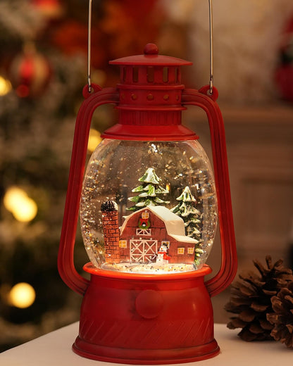 Decorative Autumn Lamp with Pumpkins – Warm LED Light & 6-Hour Timer