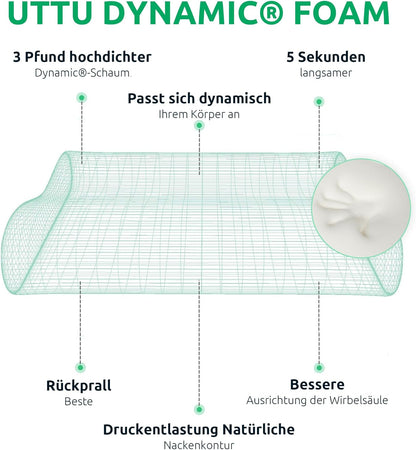 Ergonomic Orthopedic Neck Pillow for Comfortable Sleep
