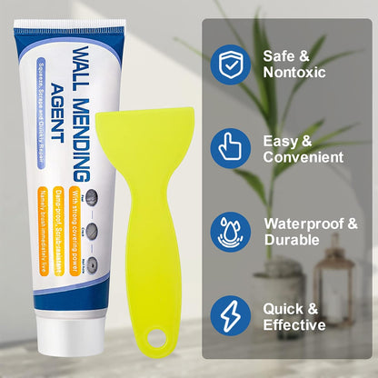 QuickFix Wall Repair Compound with Precision Tip | Fast-Drying for Smooth Finish | Ideal for Plaster, Concrete & Painted Surfaces