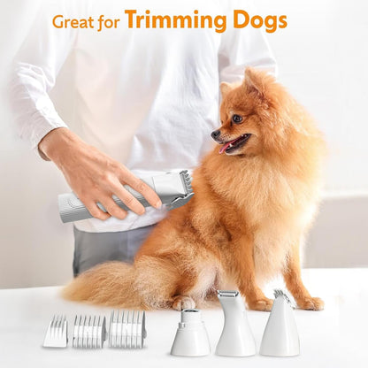 Ultimate 4-in-1 Cordless Pet Grooming Kit with Nail File