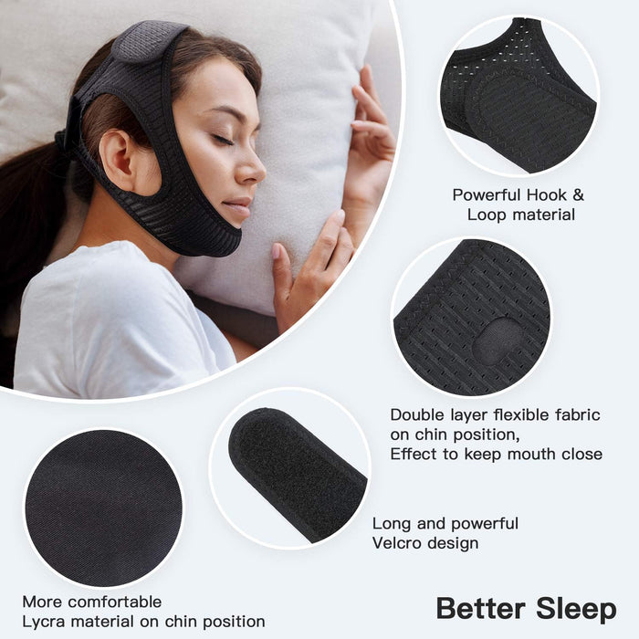 Comfortable Chin Strap for Quiet and Restful Sleep