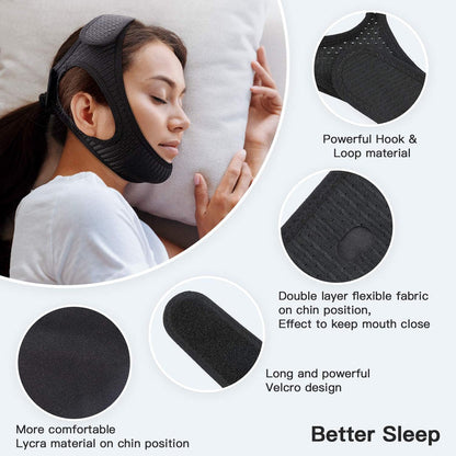 Comfortable Chin Strap for Quiet and Restful Sleep