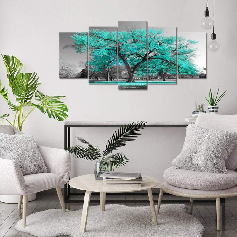 Vibrant 5-Piece Ocean-Inspired Canvas Artwork Set