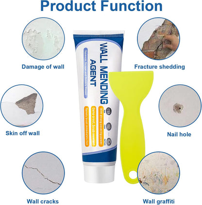 QuickFix Wall Repair Compound with Precision Tip | Fast-Drying for Smooth Finish | Ideal for Plaster, Concrete & Painted Surfaces