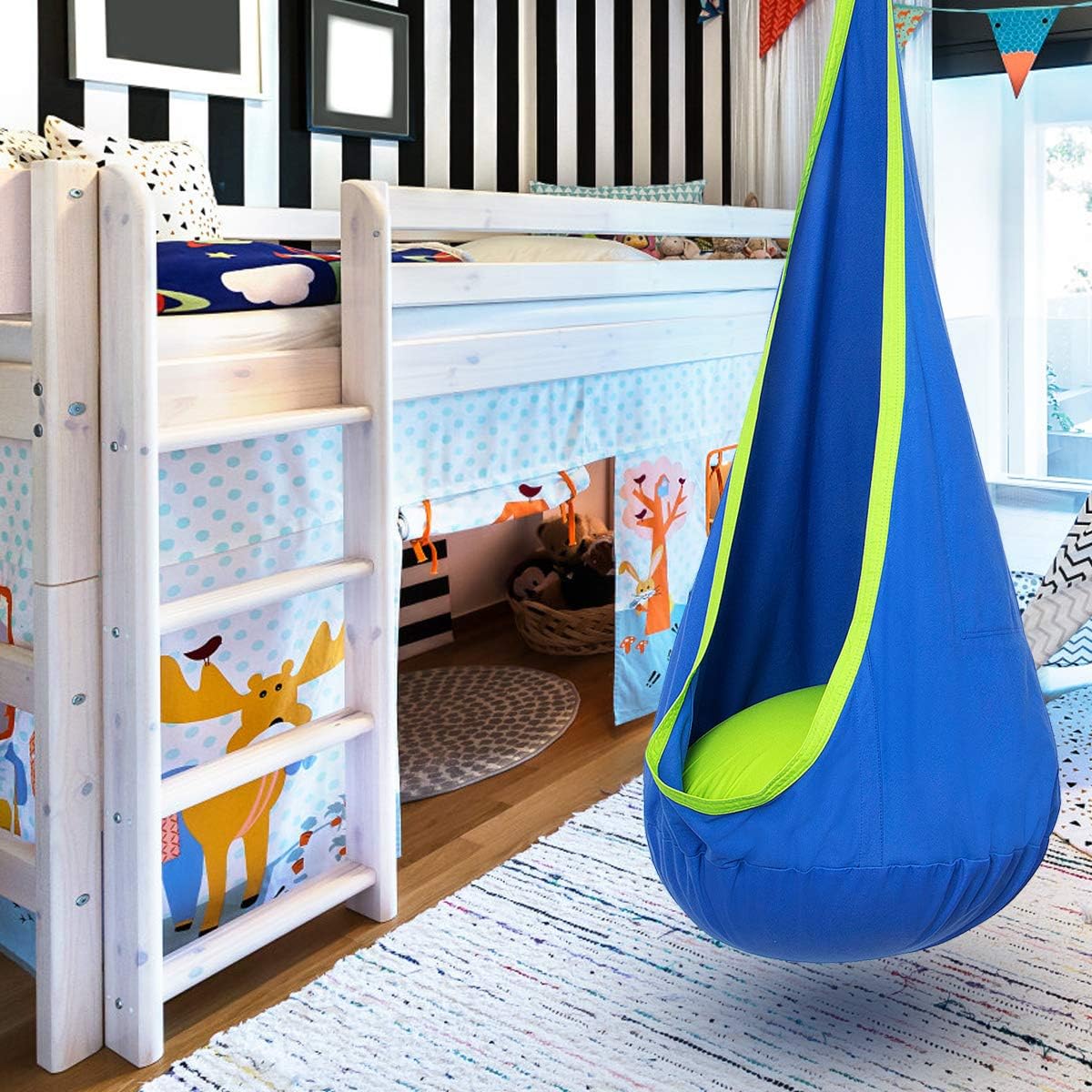 Hanging Chair in Cotton Blend - Comfortable & Versatile for Indoor & Outdoor