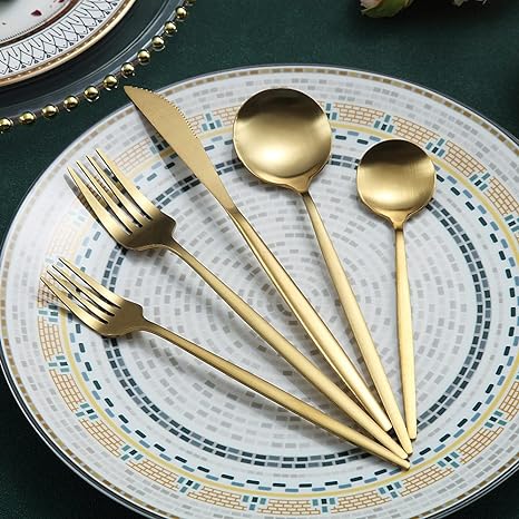 Elegant Simplicity Stainless Steel Cutlery Set
