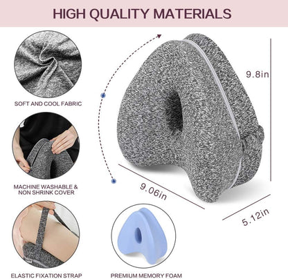 Memory Foam Support Pillow for Improved Posture and Comfortable Sleep