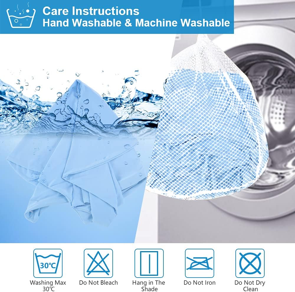 Cooling Blue Pillowcases Set of 2 – Silky Soft Q-Max 0.5