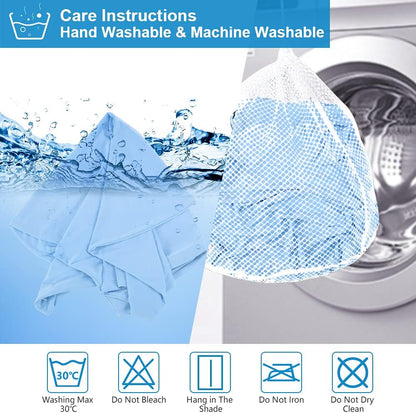 Cooling Blue Pillowcases Set of 2 – Silky Soft Q-Max 0.5