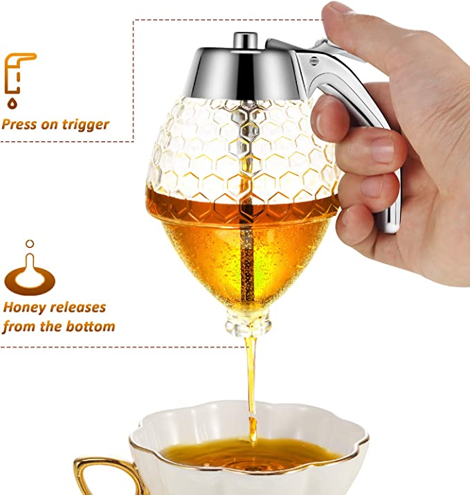 Elegant Honey Dispenser for Mess-Free Enjoyment