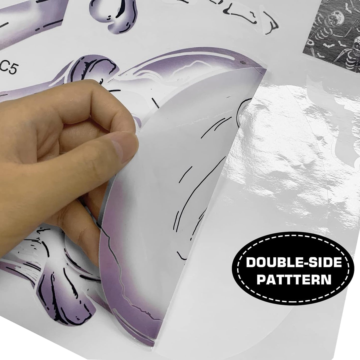140-Piece Spooky Window Stickers for Halloween Fun