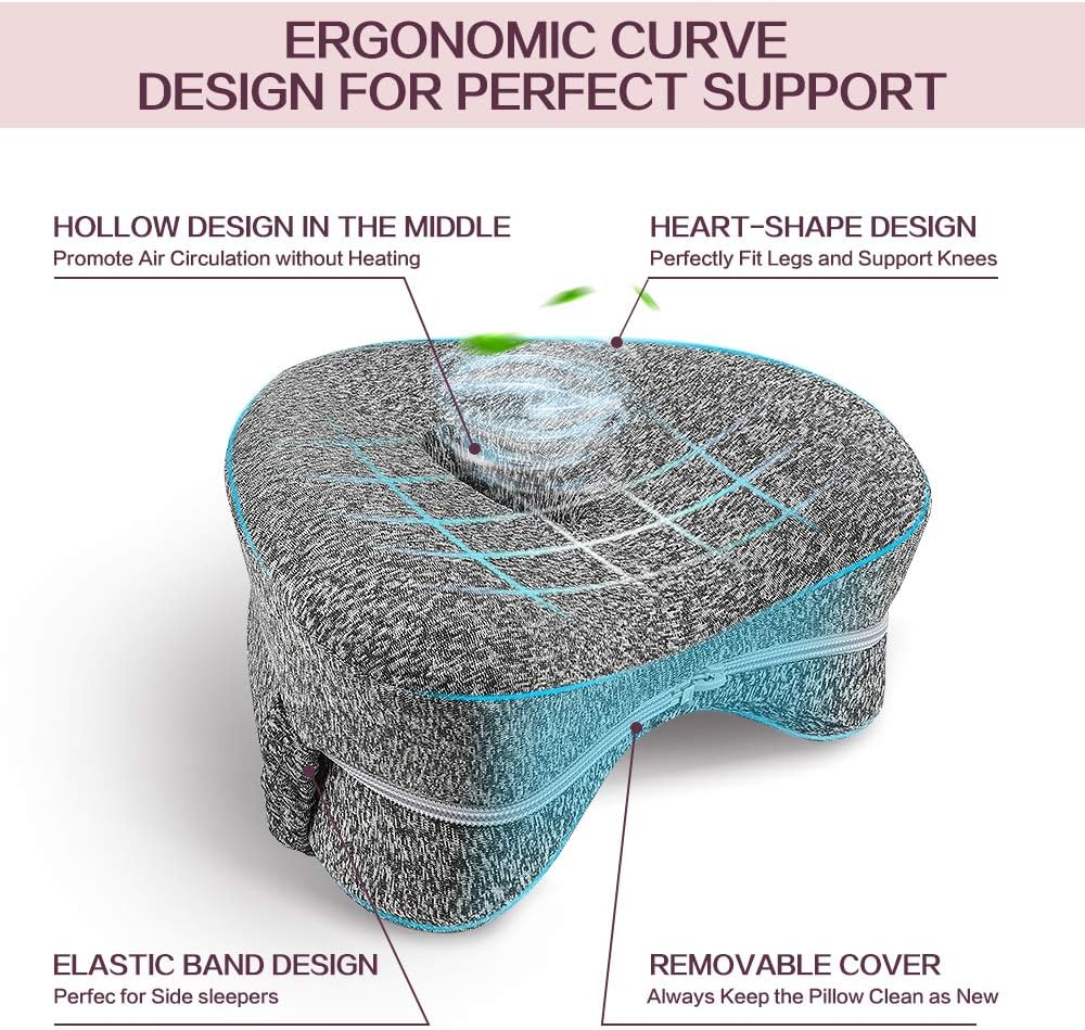 Memory Foam Support Pillow for Improved Posture and Comfortable Sleep
