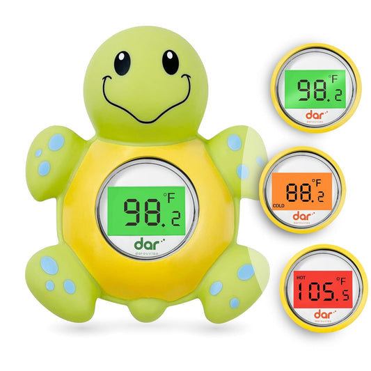 Digital Baby Bath Thermometer with 3 Color Display and Temperature Alert