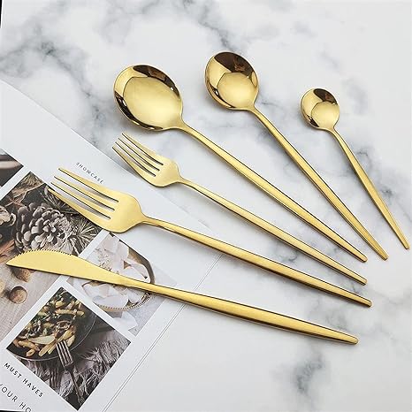 Stainless Steel Flatware Set with 36 Pieces
