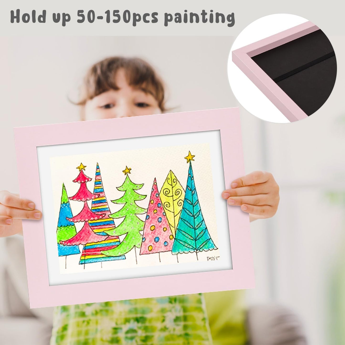 Magnetic Frame for Creative Display of Children's Artwork